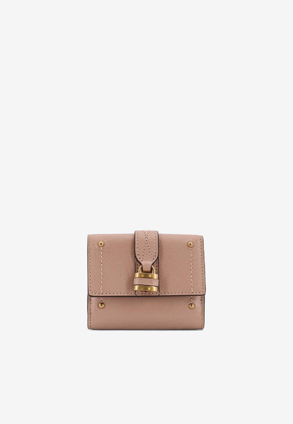 Chloé Mini Paddington Tri-Fold Wallet Pink CH26SP914O376I4_Earthy Pink_41114704