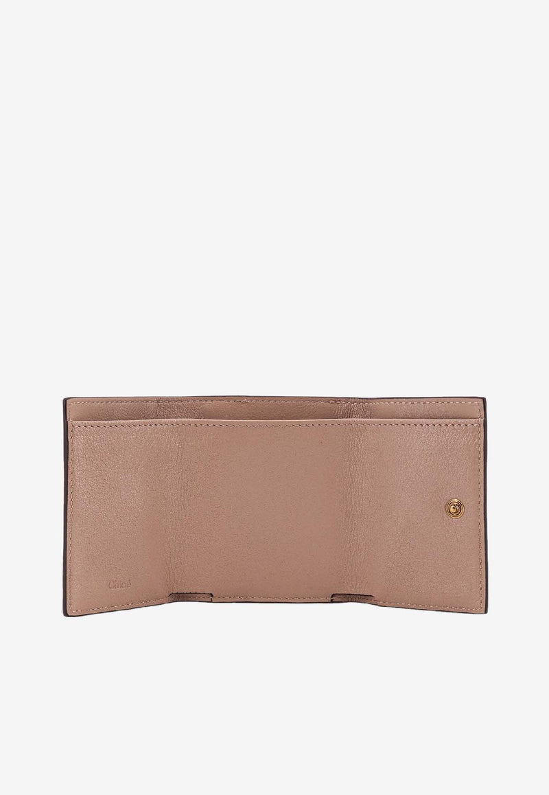 Chloé Mini Paddington Tri-Fold Wallet Pink CH26SP914O376I4_Earthy Pink_41114704