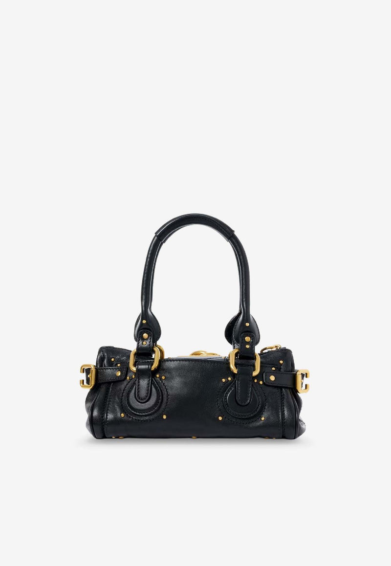 Chloé Small Paddington Shoulder Bag Black CH26SS805P75001_Black_41114625