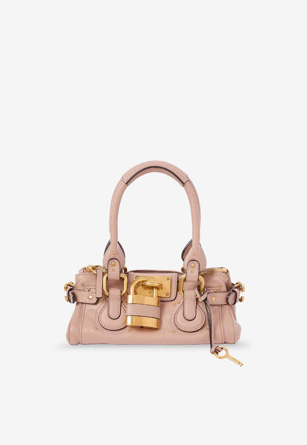Chloé Small Paddington Shoulder Bag Pink CH26SS805P756I4_Earthy Pink_41114732