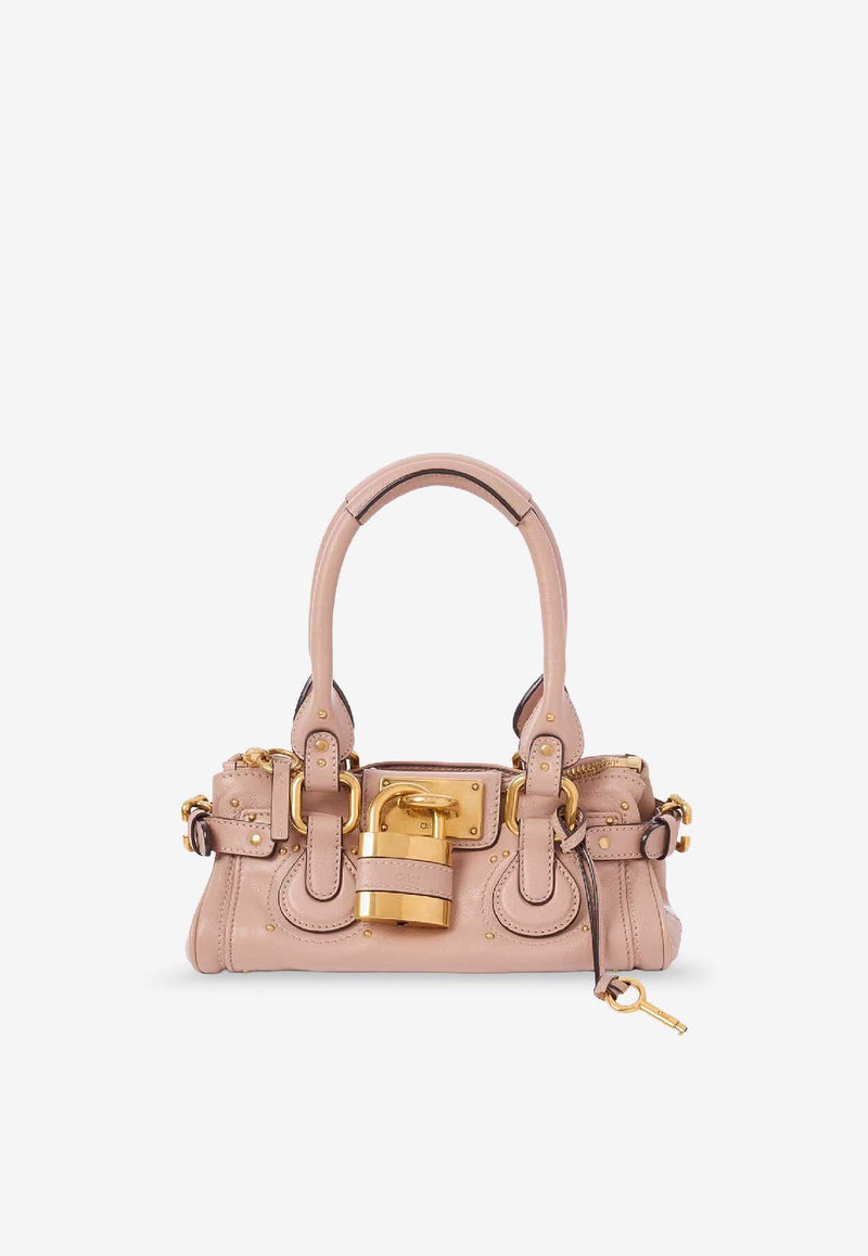 Chloé Small Paddington Shoulder Bag Pink CH26SS805P756I4_Earthy Pink_41114732