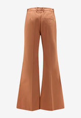 Chloé Wide-Leg Logo Pants Orange CH26SPA7604126S_Nougat_41114736