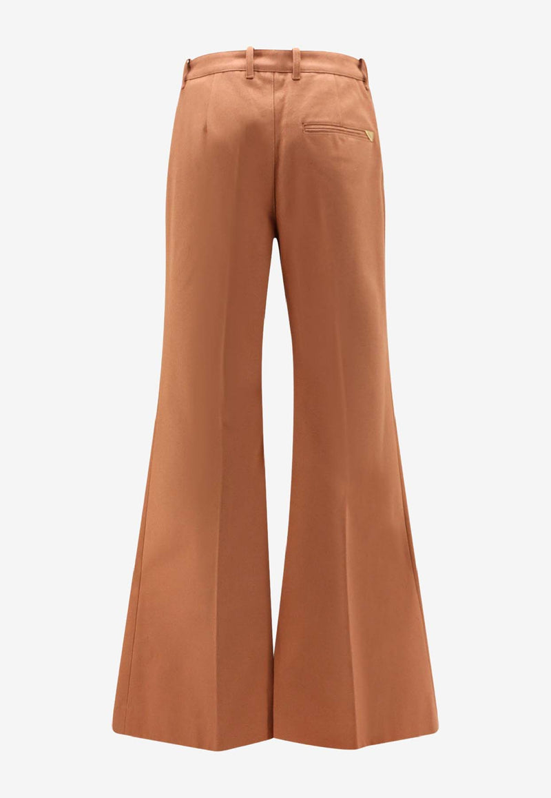 Chloé Wide-Leg Logo Pants Orange CH26SPA7604126S_Nougat_41114736