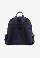 Kiton Ciro Paone Logo Lettering Nylon Backpack Blue UBA0084N0127002BLUE_Blue_42176943