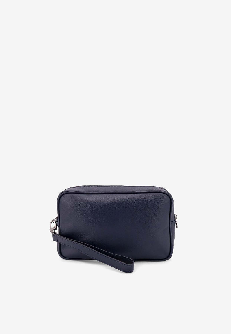 Kiton Ciro Paone Logo Stamp Pouch Bag Blue UBA0011N0126902BLUE_Blue_42176861