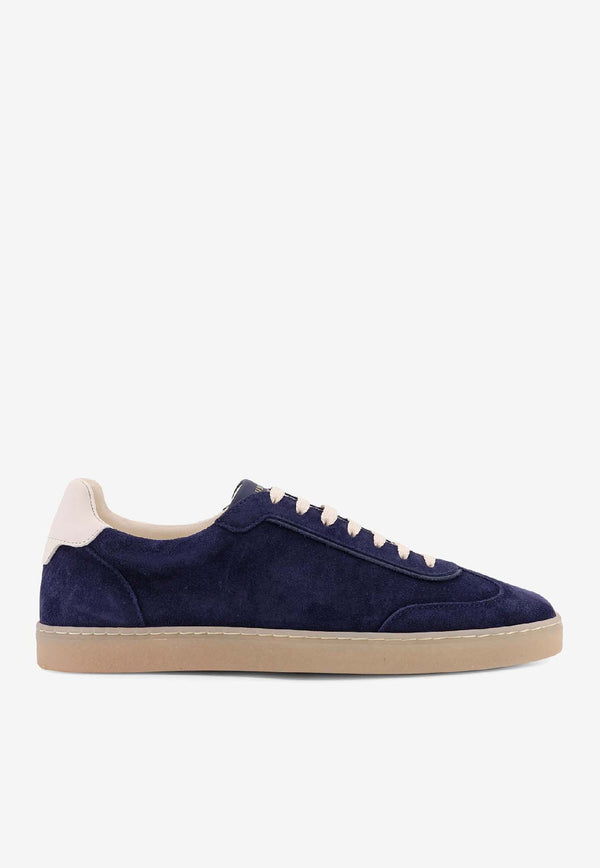 Brunello Cucinelli Suede Low-Top Sneakers Blue MZUMGLJ336CPG80_AVIO PANAMA NAVY_40000131