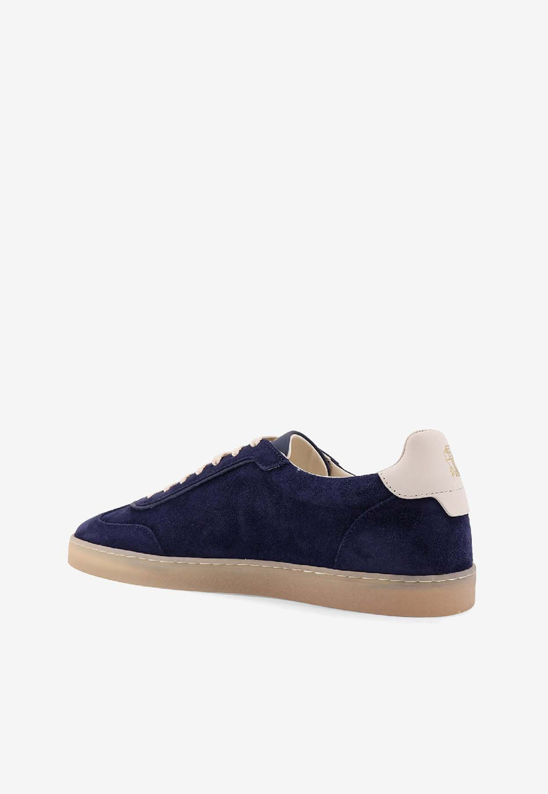 Brunello Cucinelli Suede Low-Top Sneakers Blue MZUMGLJ336CPG80_AVIO PANAMA NAVY_40000131