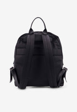 Kiton Ciro Paone Logo Lettering Nylon Backpack Black UBA0084N0127001BLACK_Black_42176768