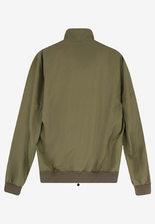 Kiton Ciro Paone Zip-Up Bomber Jackets Green UBLM03K0741H08_Red_42176841