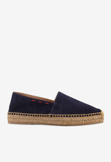 Kiton Ciro Paone Suede Logo Espadrilles Blue USSA070N0140201BLUE_Blue_42176903