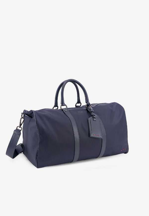 Kiton Ciro Paone Logo Stamp Duffel Bag Blue UBA0085N0127002BLUE_Blue_42176855