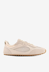 Tory Burch Field Suede and Mesh Low-Top Sneakers Beige 176839250_LIGHT CREAM_40005150