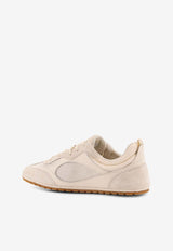 Tory Burch Field Suede and Mesh Low-Top Sneakers Beige 176839250_LIGHT CREAM_40005150