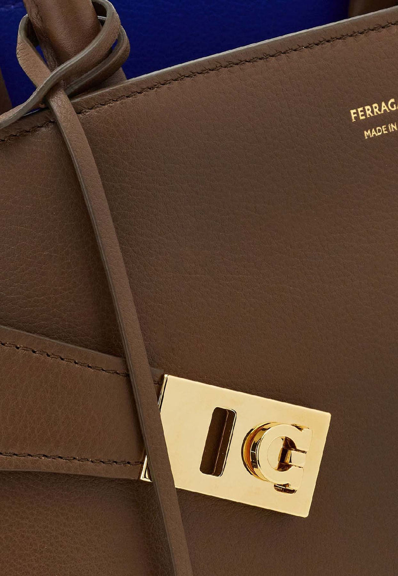 Ferragamo Mini Hug Crossbody Bag Brown 215975781703CLAY_CLAY_40472273