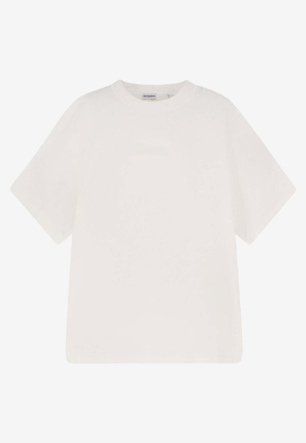 Burberry Signature Checked Logo T-shirt Beige 8119080B7078_CHALK_40025859