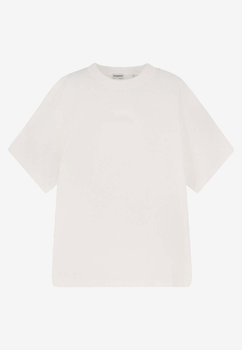 Burberry Signature Checked Logo T-shirt Beige 8119080B7078_CHALK_40025859