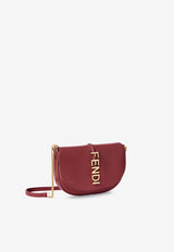 Fendi Fendigraphy Leather Chain Clutch Red 8M0529ANSSF0YPU_RSO SCURO_41974876