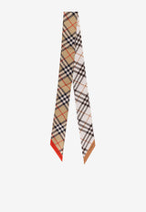 Burberry Signature Check Silk Tie Beige 8119963B9719_SAND_40017551