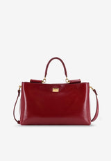 Dolce & Gabbana Vittoria Calfskin Handbag Red BB7896AZ00083028_TONO ROSSO SCURO_40005326