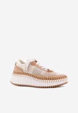 Chloé Nama Low-Top Sneakers Beige CHC22S579Y0273_Cinnamon Brown_41114718