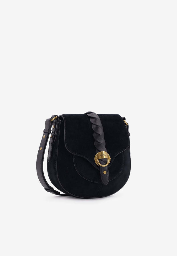 Isabel Marant Altay Suede Crossbody Bag  Black BF0099FAC2C21M01BK_Black_41973226