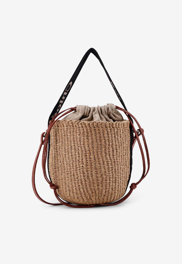 Chloé Small Woody Basket Bag Beige CHC23AS381L18915_Black - Beige 1_41114729