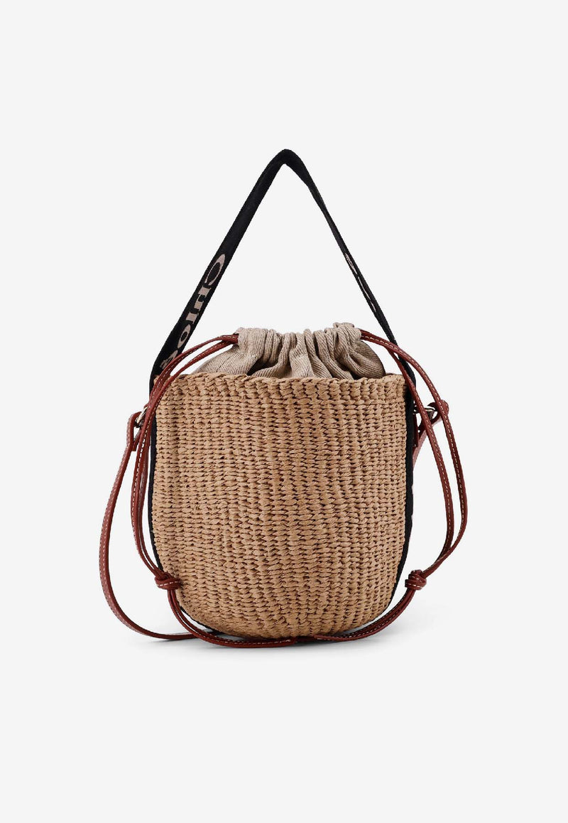 Chloé Small Woody Basket Bag Beige CHC23AS381L18915_Black - Beige 1_41114729