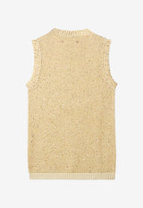 Golden Goose DB Wool Sequined Top Yellow GWP01922P00169111560_HERITAGE WHITE_41114655