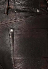 Golden Goose DB Leather Straight-Leg Pants Black GWP02555P00230140249_PORT ROYALE_41114711