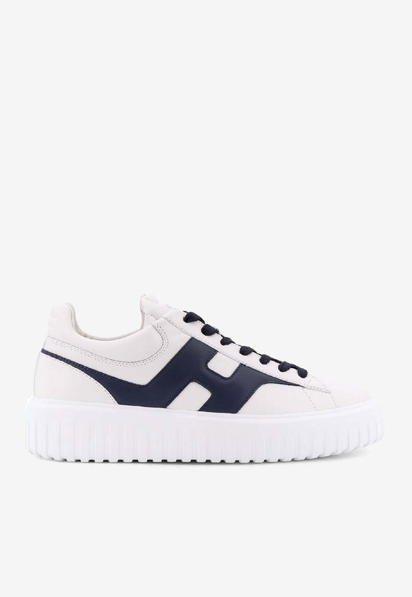 Hogan H-Stripes Low-Top Sneakers White HXM6450FE91QZB11G1_Blue_41973172