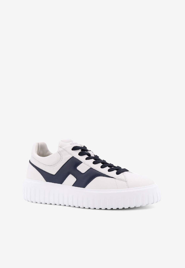 Hogan H-Stripes Low-Top Sneakers White HXM6450FE91QZB11G1_Blue_41973172