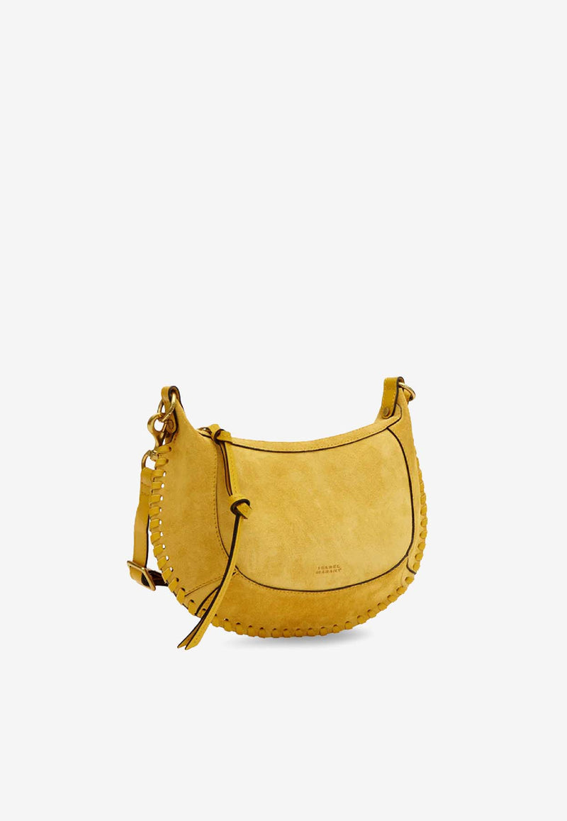 Isabel Marant Oskan Moon Suede Shoulder Bag  Yellow PP0003FBB3C07M11SN_SAFFRON_41973182