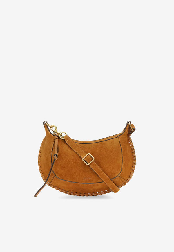 Isabel Marant Oskan Moon Suede Shoulder Bag  Brown PP0003FBB3C07M50CO_Brandy_41973200