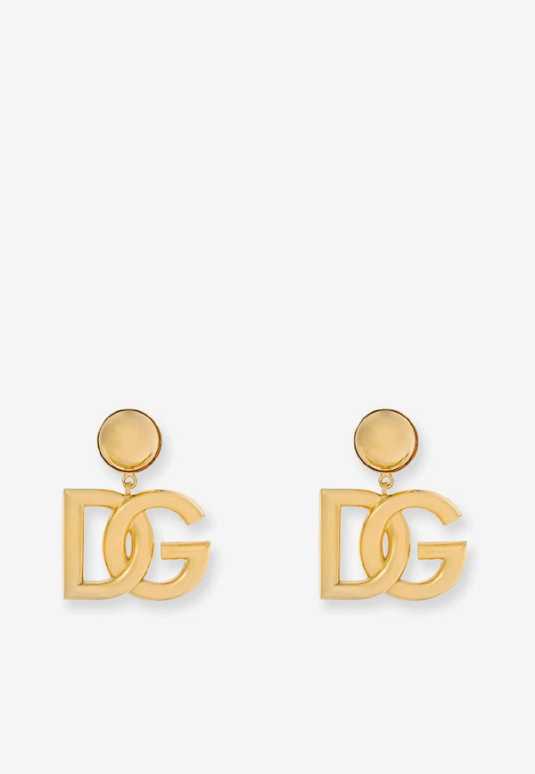 Dolce & Gabbana DG Logo Drop Earrings Gold WEN6P6W1111ZOO00_Golden_40005184