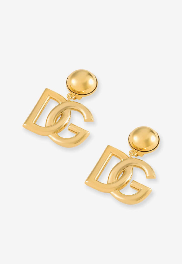 Dolce & Gabbana DG Logo Drop Earrings Gold WEN6P6W1111ZOO00_Golden_40005184
