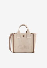 Chloé Small Carry Canvas Tote Bag Beige CHC25SS911O6523N_Vegetal Beige_41114871