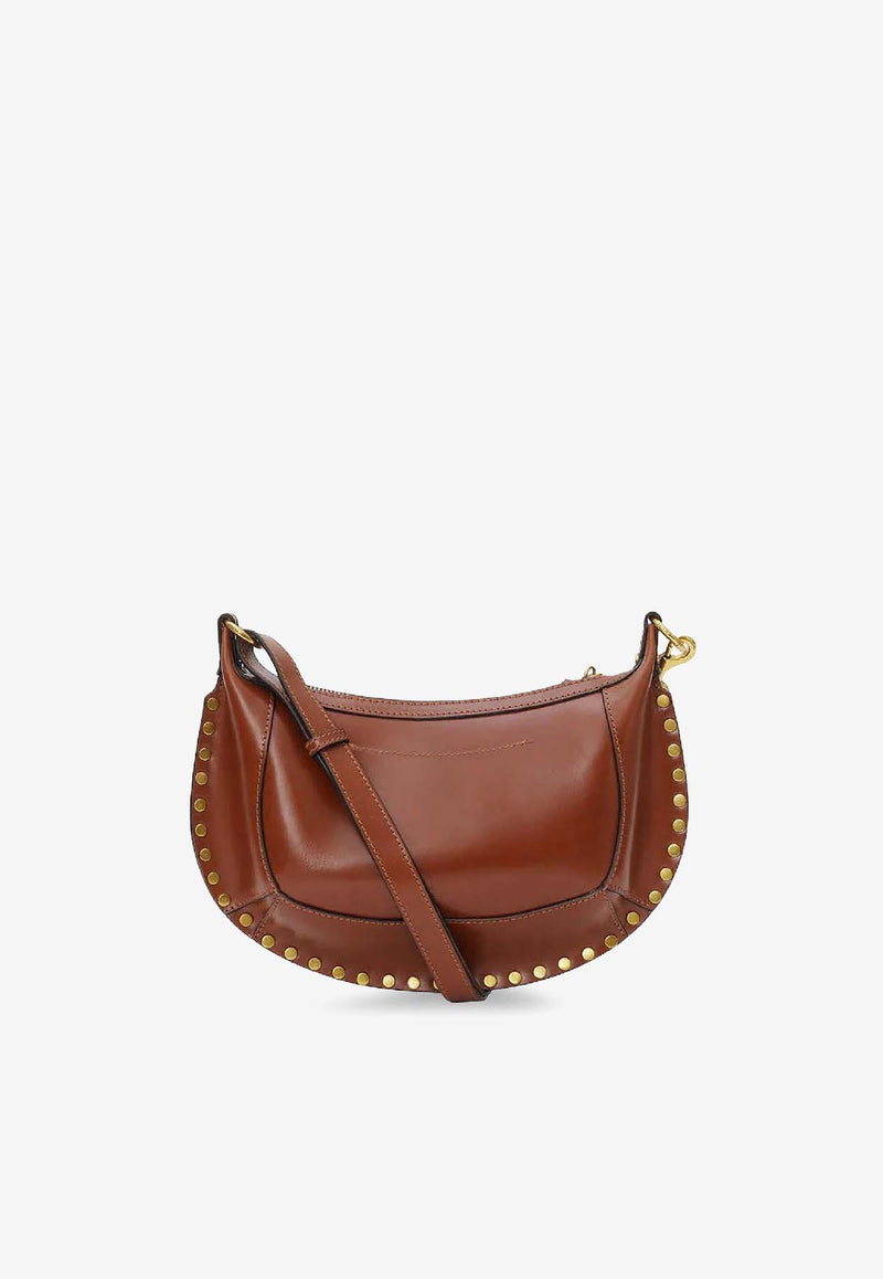 Isabel Marant Oskan Moon Leather Crossbody Bag Brown PP0003FAA1C01M50CO_Brandy_41973108
