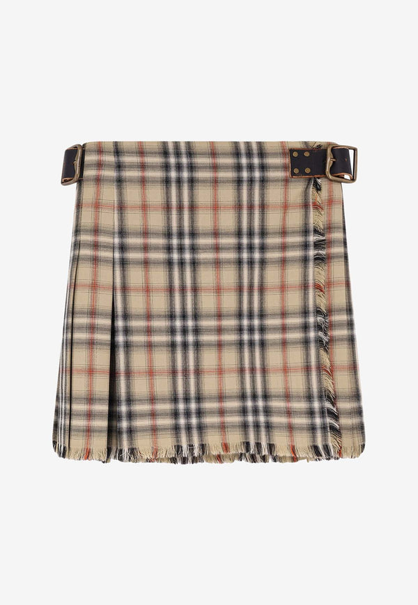 Burberry Checked Wrap Skirt Beige 8118152B9368_SAND IP CHECK_40017611