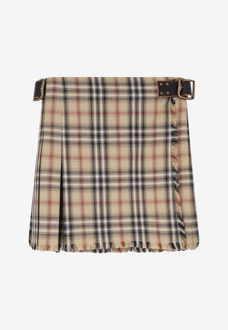 Burberry Checked Wrap Skirt Beige 8118152B9368_SAND IP CHECK_40017611