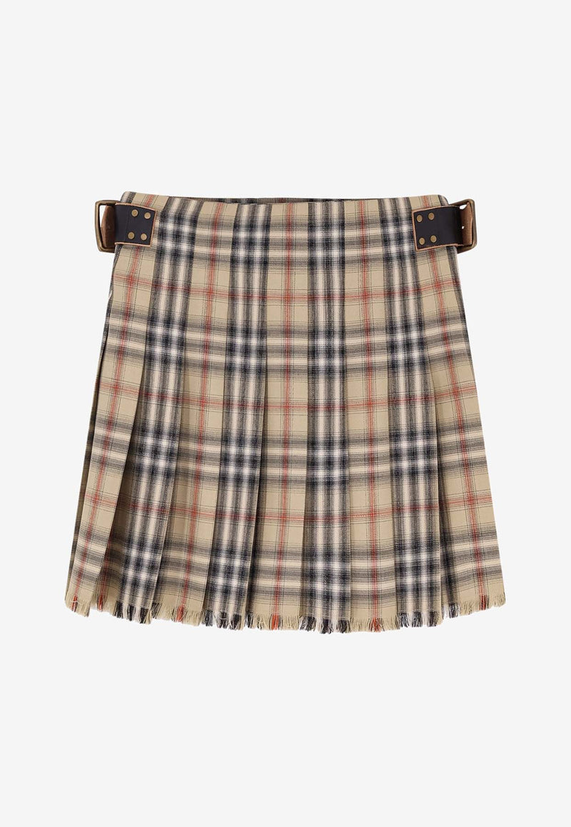 Burberry Checked Wrap Skirt Beige 8118152B9368_SAND IP CHECK_40017611