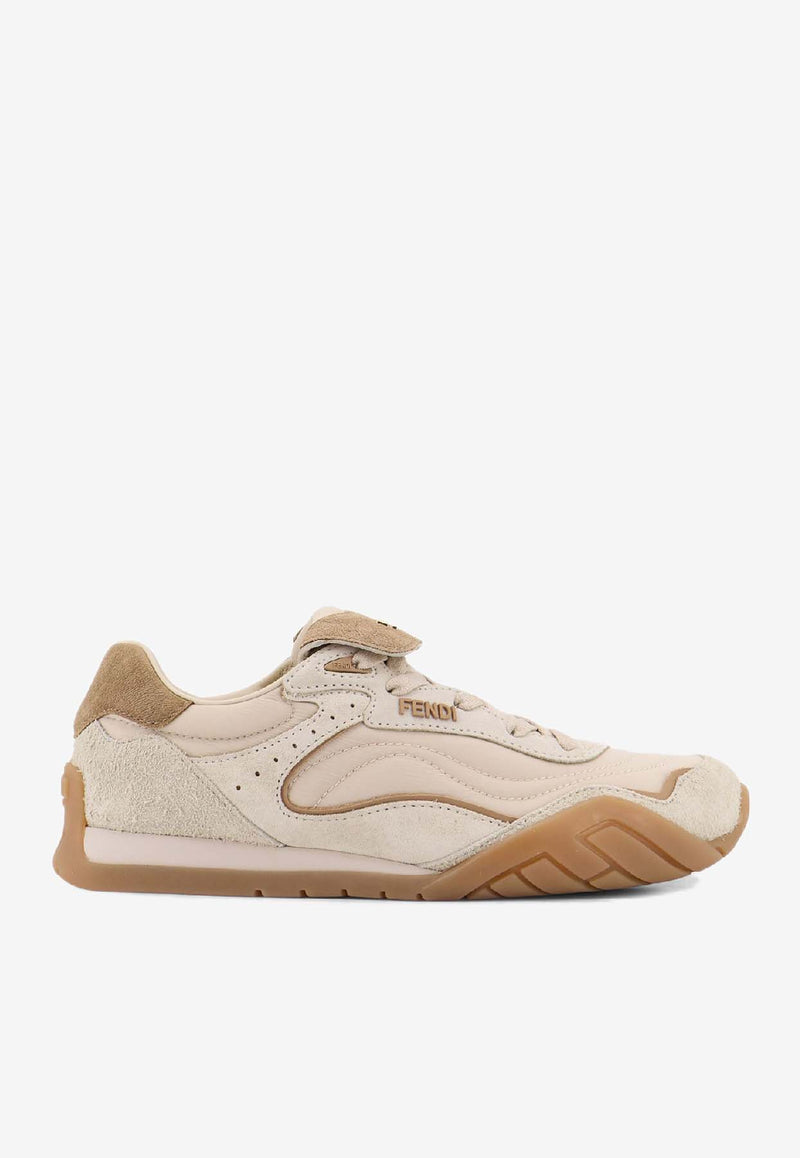 Fendi Wave Pulse Low-Top Sneakers White 8E8820AYFEF1TZ7_CR.BRUL+TAO.TAU+BABE_42821587