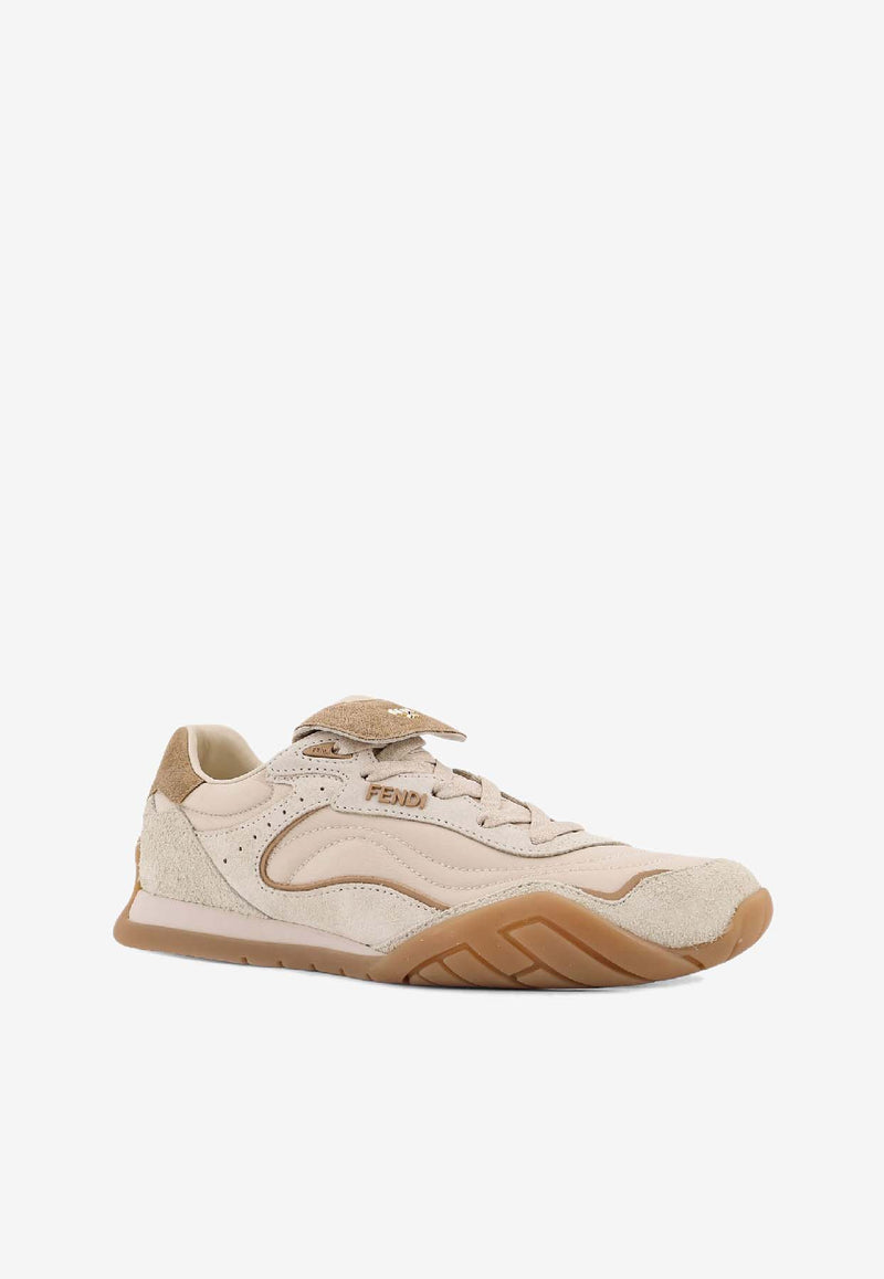 Fendi Wave Pulse Low-Top Sneakers White 8E8820AYFEF1TZ7_CR.BRUL+TAO.TAU+BABE_42821587