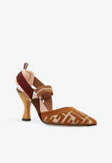 Fendi Colibri 55 Monogram Slingback Pumps Brown 8J8875AWCXF1V8T_NUDO RHUM_42821584