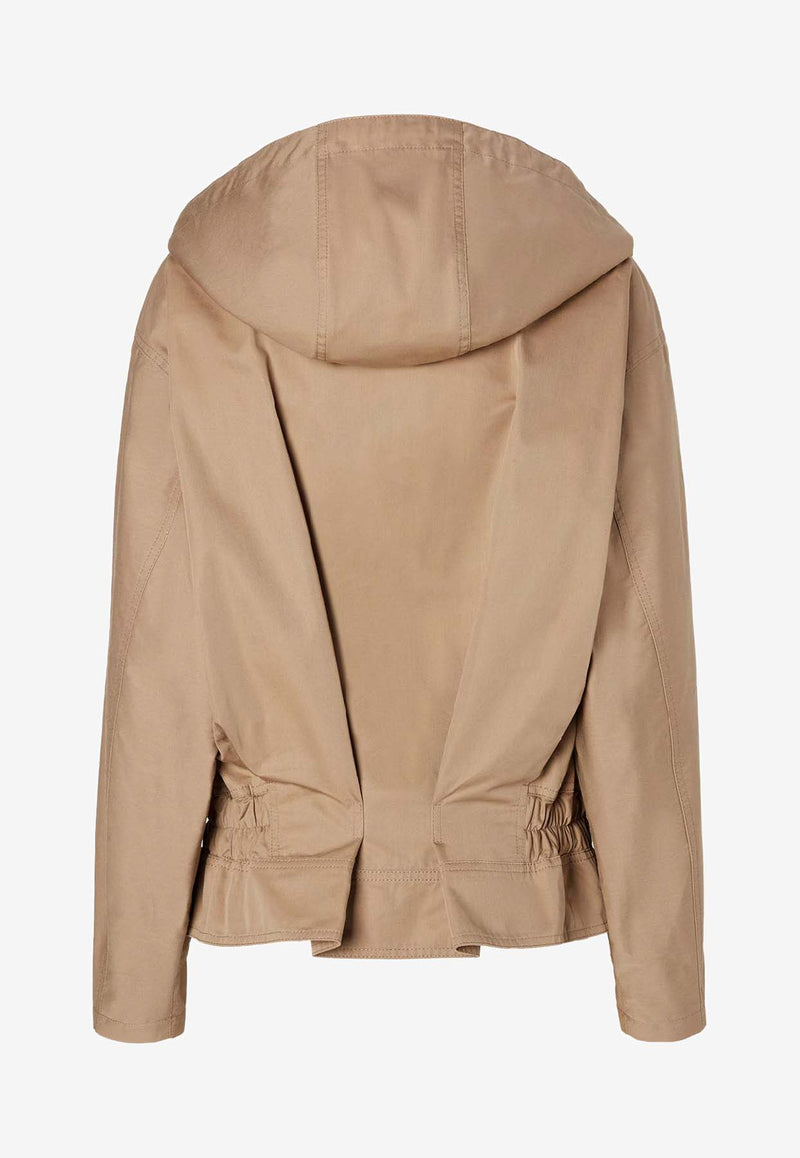 Fendi Zip-Up Bomber Jacket Beige FJ7677AJYJF0QE3_Orzo_42821638