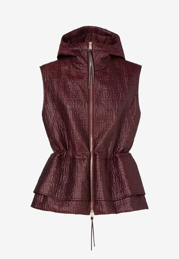 Fendi Monogram Zip-Up Vest Plum FAN239AT9CF1UKF_PLUM 26_42821659