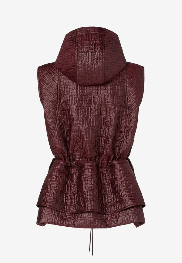 Fendi Monogram Zip-Up Vest Plum FAN239AT9CF1UKF_PLUM 26_42821659