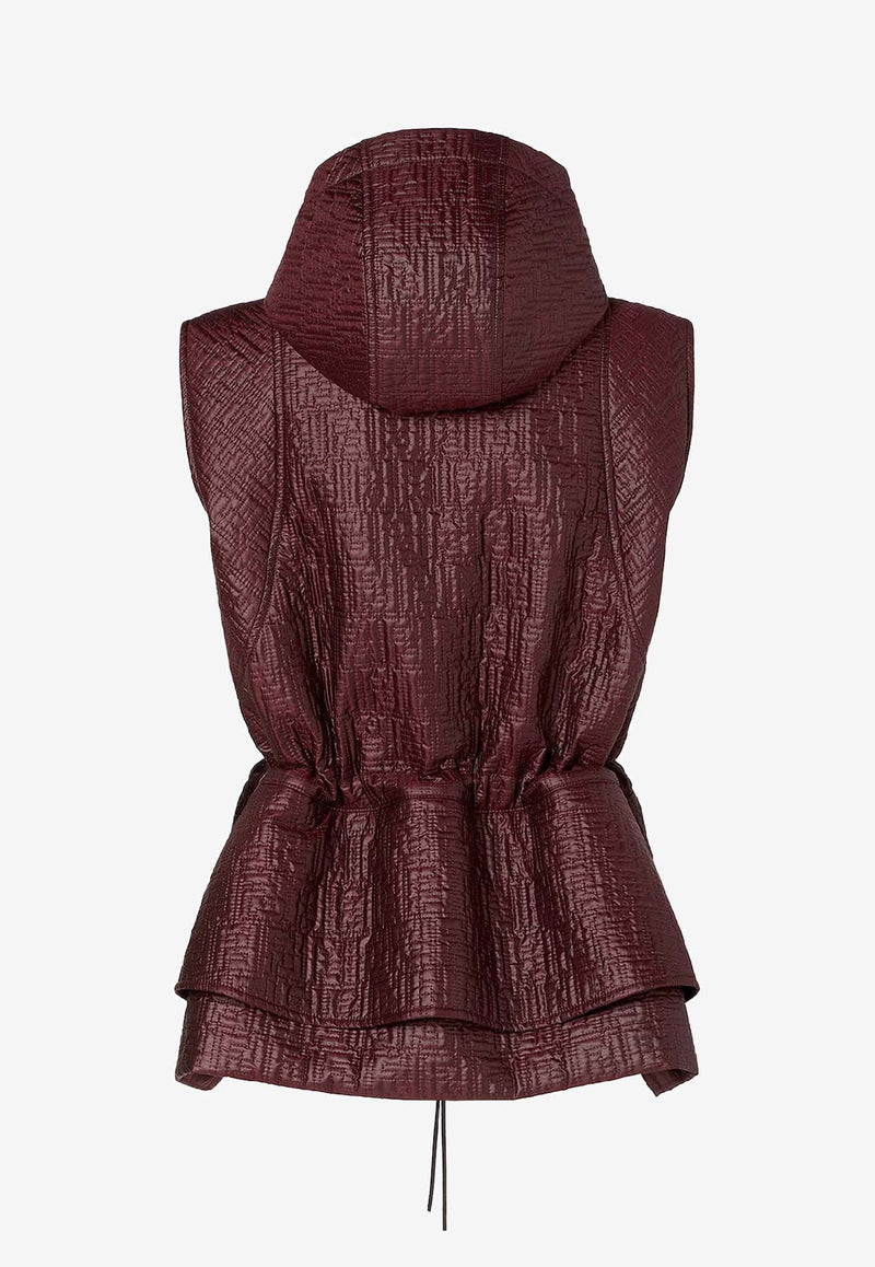 Fendi Monogram Zip-Up Vest Plum FAN239AT9CF1UKF_PLUM 26_42821659