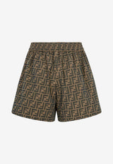 Fendi Monogram Mini Shorts Brown FR6259A5W3F118W_Tobacco_42821560