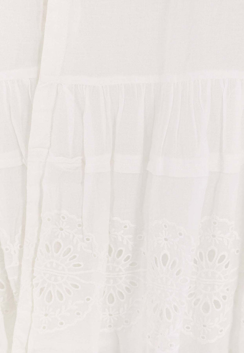 Isabel Marant Etoile Paoline Ruffled Midi Skirt White JU0446FAD1J05E20WH_White_41973196