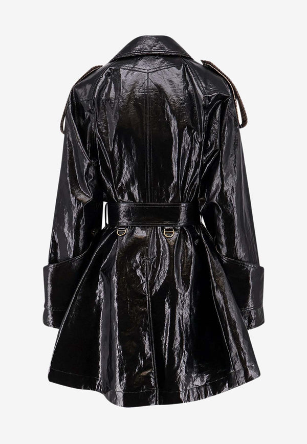 Chloé Belted Single-Breasted Coat Black CH25WMA52191001_Black_38767398